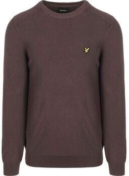 Lyle And Scott Sweater Lyle Scott Rib Pullover Bruin