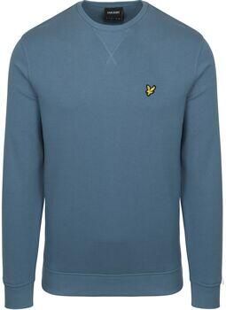 Lyle And Scott Sweater Lyle Scott Sweat Crewneck Ocean Blauw