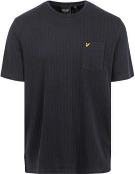 Lyle And Scott T-shirt Knitted T-shirt Navy