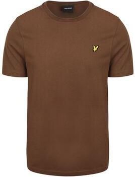 Lyle And Scott T-shirt Korte Mouw T-shirt Bruin