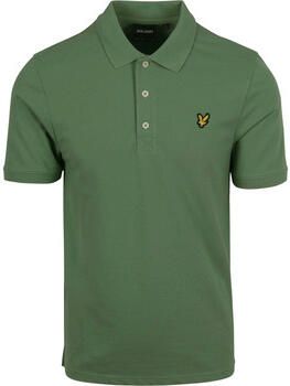 Lyle And Scott T-shirt Polo Plain Groen