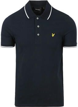 Lyle And Scott T-shirt Polo Tipped Navy