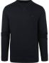 Lyle & Scott Essentiële Tonal Eagle Crew Neck Sweatshirt Blue Heren - Thumbnail 1