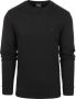 Lyle & Scott Zwarte Katoenen Ronde Hals Tonal Eagle Black Heren - Thumbnail 1