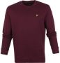 Lyle & Scott Bordeaux Sweater met Kangoeroezak Red Heren - Thumbnail 2