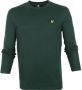 LYLE & SCOTT Heren Truien & Vesten Crew Neck Sweatshirt Groen - Thumbnail 3