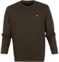 Lyle & Scott Olijfgroene Trui Klassieke en tijdloze stijl Green Heren - Thumbnail 3