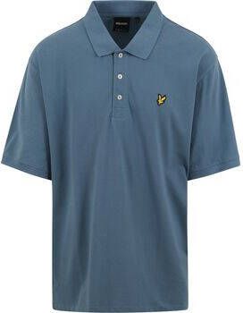 Lyle And Scott T-shirt Polo Mid Blauw