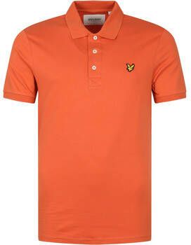 Lyle And Scott T-shirt Polo Oranje