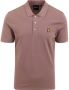 Lyle & Scott Lyle and Scott Polo Plain Oud Roze Heren - Thumbnail 2