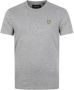 Lyle & Scott T-shirt Lyle & Scott TS400VOG PLAIN-D24 LIGHT GREY MARL - Thumbnail 3