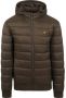 Lyle & Scott Gewatteerde jas met capuchon en logo borduursel Black Heren - Thumbnail 2