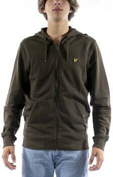 Lyle & Scott Fleece Jack Lyle & Scott Felpa Lyle Scott Zip Through Hoodie Verde