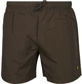 Lyle & Scott Korte Broek Lyle & Scott Lyle Scott Zwembroek Plain Olijfgroen - Foto 4