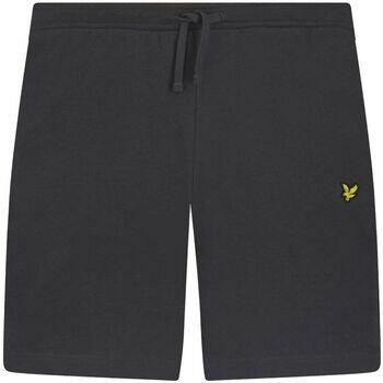 Lyle & Scott Korte Broek Lyle & Scott ML414VOG SWEAT SHORT-W635 GUNMETAL