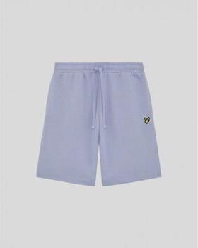 Lyle & Scott Korte Broek Lyle & Scott ML414VOGT PLAIN SWEATSHORT-Y128 BUBBLE BLUE