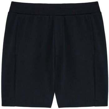 Lyle & Scott Korte Broek Lyle & Scott Pique Track Shorts Dark Navy