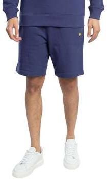 Lyle & Scott Korte Broek Lyle & Scott ML414VOG SWEAT SHORT-X568 DEEP INDIGO - Foto 2