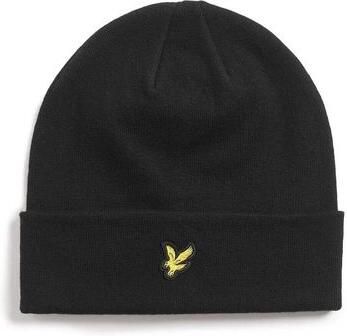 Lyle & Scott Muts Lyle & Scott HE2313A COTTON BEANIE-Z865 JET BLACK