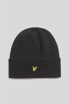 Lyle & Scott Muts Lyle & Scott HE2314A LAMBSWOOL BLEND RIBBED-W155 JET BLACK MARL