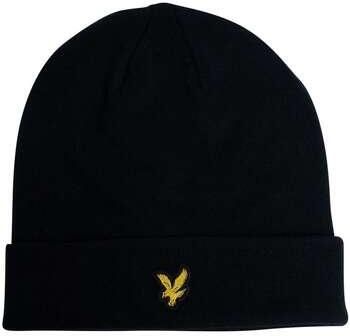 Lyle & Scott Muts Lyle & Scott HE2313A COTTON BEANIE-Z271 DARK NAVY