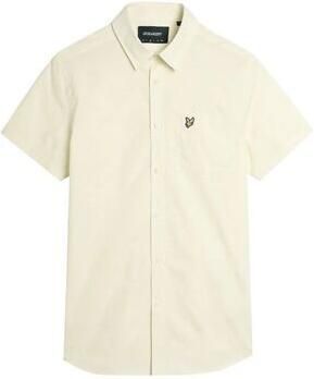 Lyle & Scott Overhemd Korte Mouw Lyle & Scott SW2216V SHORT SHIRT-X79 SOFT MATCHA