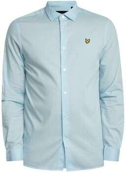 Lyle & Scott Overhemd Lange Mouw Lyle & Scott Slim Fit Poplin Overhemd