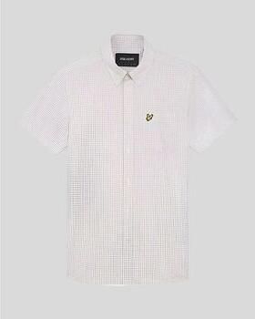 Lyle & Scott Overhemd Lange Mouw Lyle & Scott SW2213V SHORT SLEEVE SHIRT-X334 COVE - Foto 6