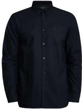 Lyle & Scott Overhemd Lange Mouw Lyle & Scott Tonal Eagle Plain Oxford Shirt