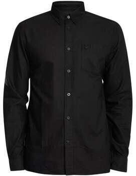 Lyle & Scott Overhemd Lange Mouw Lyle & Scott Tonal Eagle Plain Oxford Shirt