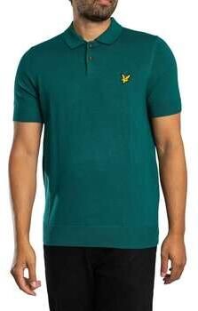 Lyle & Scott Polo Shirt Korte Mouw Lyle & Scott Gebreid poloshirt