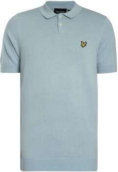 Lyle & Scott Polo Shirt Korte Mouw Lyle & Scott Katoenen gebreide polo met korte mouwen