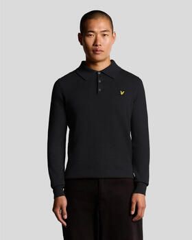 Lyle & Scott Sport-T-shirts Lyle & Scott KN2313V FOOTBALL COLLAR-Z271 DARK NAVY