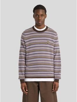 Lyle & Scott Sweater Lyle & Scott Lyle Scott Pullover Crewneck Fairisle Ebony