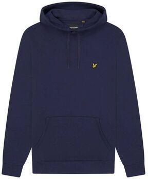 Lyle & Scott Sweater Lyle & Scott ML1139V BRUSHED BACK HOODIE-Z271 DARK NAVY BRUSHED
