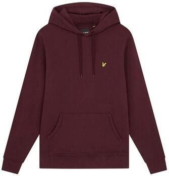 Lyle & Scott Sweater Lyle & Scott ML1139V BRUSHED BACK HOODIE-Z562 BURGUNDY