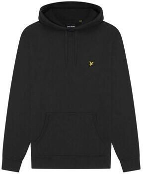 Lyle & Scott Sweater Lyle & Scott ML1139V BRUSHED BACK HOODIE-Z865 BLACK BRUSHED