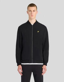 Lyle & Scott Sweater Lyle & Scott ML2568V CUSHIONED INTERLOCK-Z865 JET BLACK