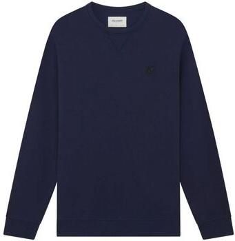 Lyle & Scott Essentiële Tonal Eagle Crew Neck Sweatshirt Blue Heren - Foto 6