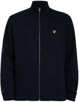 Lyle & Scott Sweaters Lyle & Scott Piqué sweatshirt met ritssluiting