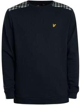 Lyle & Scott Sweaters Lyle & Scott Trui met geruite panelen