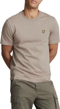 Lyle & Scott T-shirt Korte Mouw Lyle & Scott T-shirt manches courtes col rond beige - Foto 13