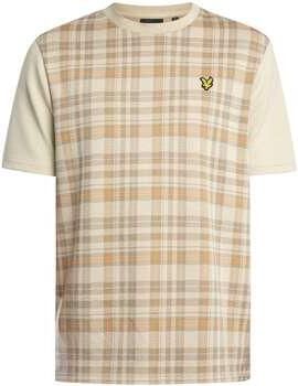 Lyle & Scott T-shirt Korte Mouw Lyle & Scott Ontspannen lente tartan T-shirt - Foto 6