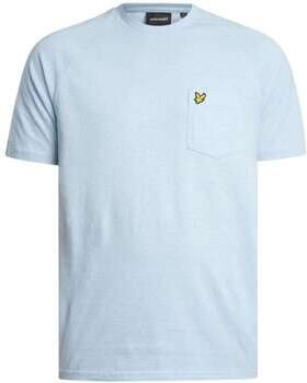 Lyle & Scott T-shirt Korte Mouw Lyle & Scott Raglan T-shirt van linnenmix - Foto 6