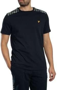 Lyle & Scott T-shirt Korte Mouw Lyle & Scott T-shirt met ruitjespatroon