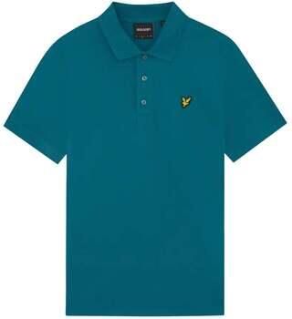 Lyle & Scott T-shirt Lyle & Scott Plain Polo Shirt Lagoon