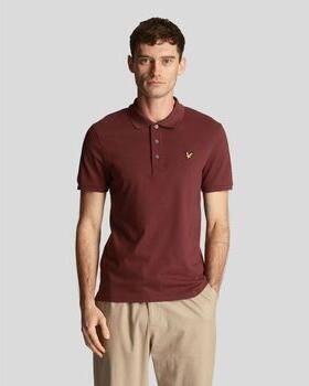 Lyle & Scott T-shirt Lyle & Scott SP400VOG POLO-Z562 BURGUNDY - Foto 2