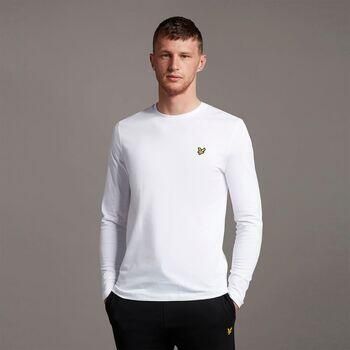 Lyle & Scott T-shirt Lyle & Scott TS512VOG L S T-SHIRT-626 WHITE - Foto 3