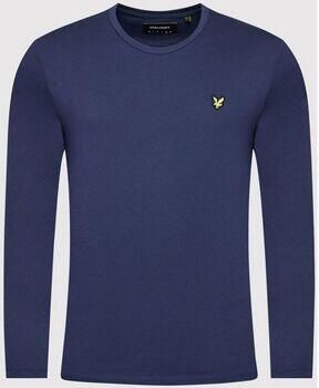 Lyle & Scott Lyle and Scott Longsleeve T-shirt Donkerblauw Blauw Heren - Foto 8