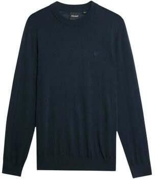 Lyle & Scott Merino Crew Neck Jumper met Eagle Blue Heren - Foto 2